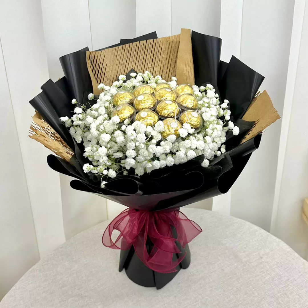 Midnight Gold Bouquet VD2636