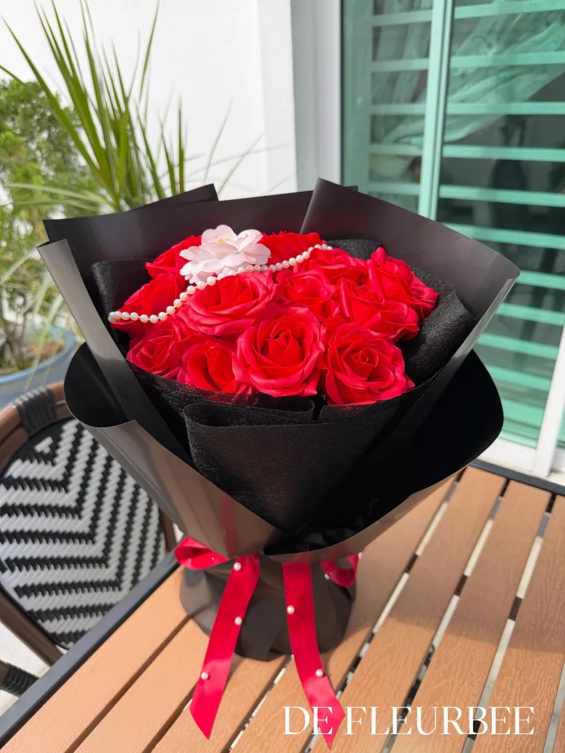 The Grand Rosé 红玫瑰 × 洋牡丹 爱意特调 | Soap Flower [Early Bird Promo, Normal price RM 168]