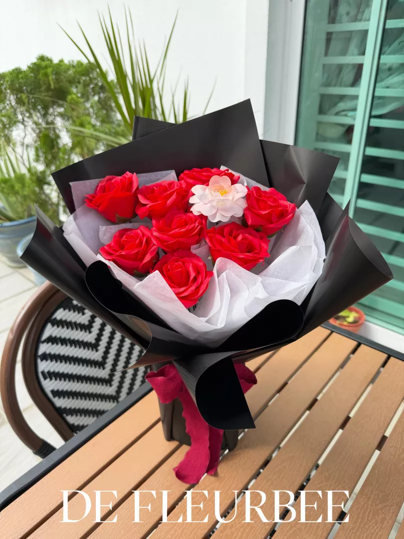 The Grand Rosé 红玫瑰 × 洋牡丹 爱意特调 | Soap Flower [Early Bird Promo, Normal price RM 168]