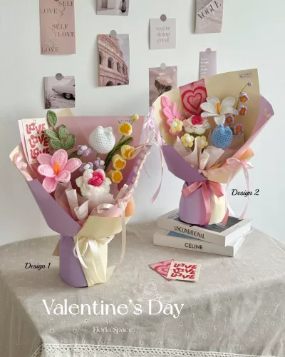 Valentine’s Day 2026 // Whispering Petals [Crochet Flowers] 🌼🌸