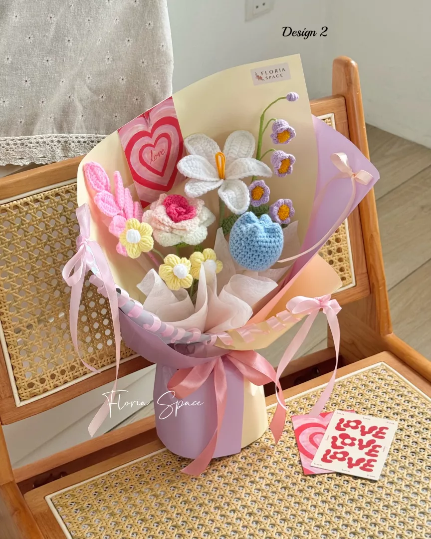 Valentine’s Day 2026 // Whispering Petals [Crochet Flowers] 🌼🌸