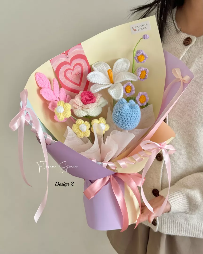 Valentine’s Day 2026 // Whispering Petals [Crochet Flowers] 🌼🌸