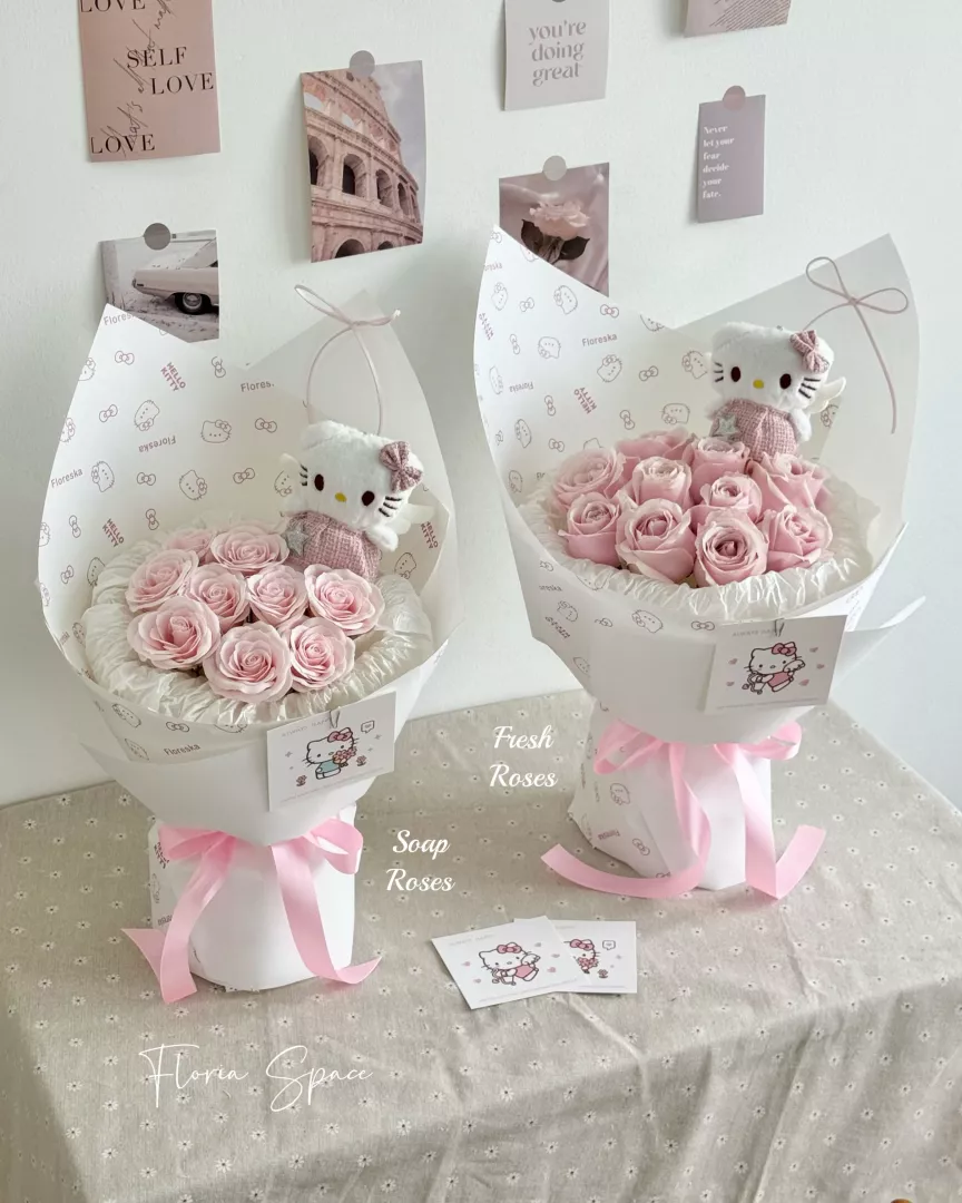 Valentine’s Day 2026 // Hello Kitty Madness [Fresh/ Soap Roses] 🌼🌸