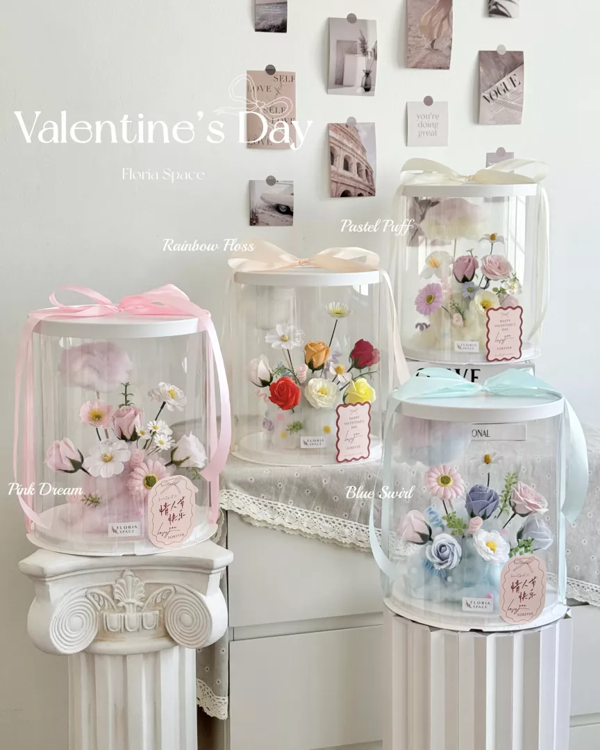 Soap Valentine’s Day 2026 // Cotton Candy [Soap Flowers] ☁️🍬