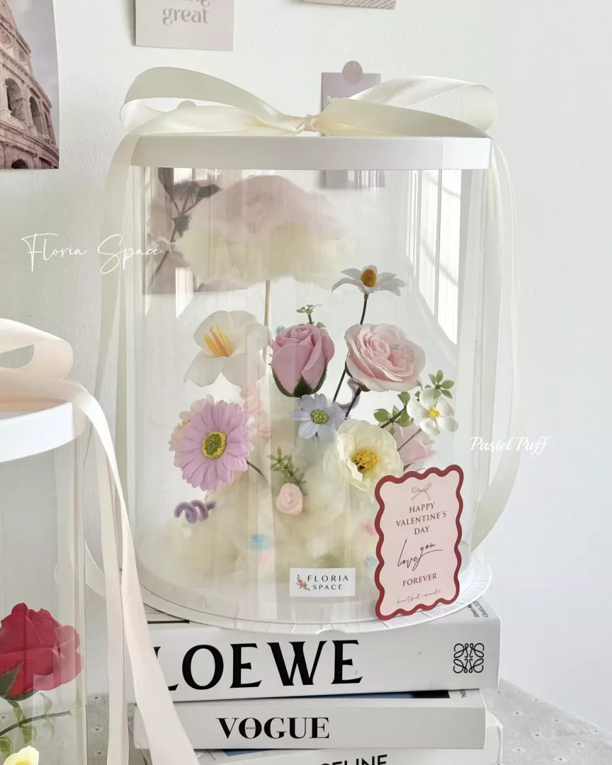 Soap Valentine’s Day 2026 // Cotton Candy [Soap Flowers] ☁️🍬