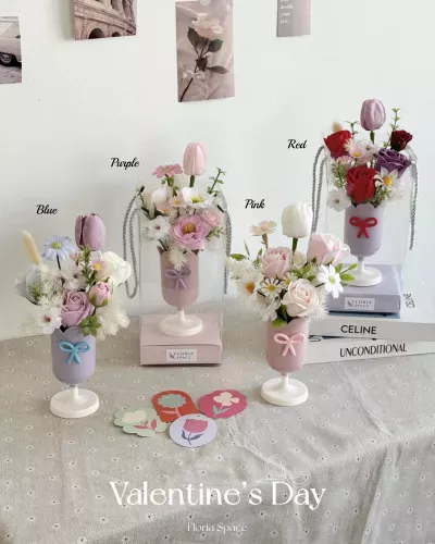 Soap Valentine’s Day 2026 // Cup of Happiness [Soap Flowers] 🌼🌸