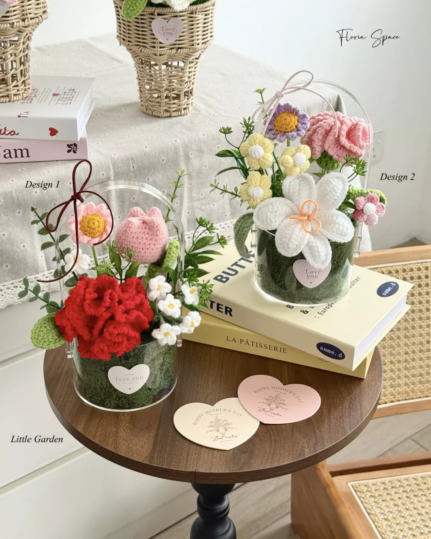 [Mother’s Day 2026] Little Garden | Crochet Flowers Basket 🌼
