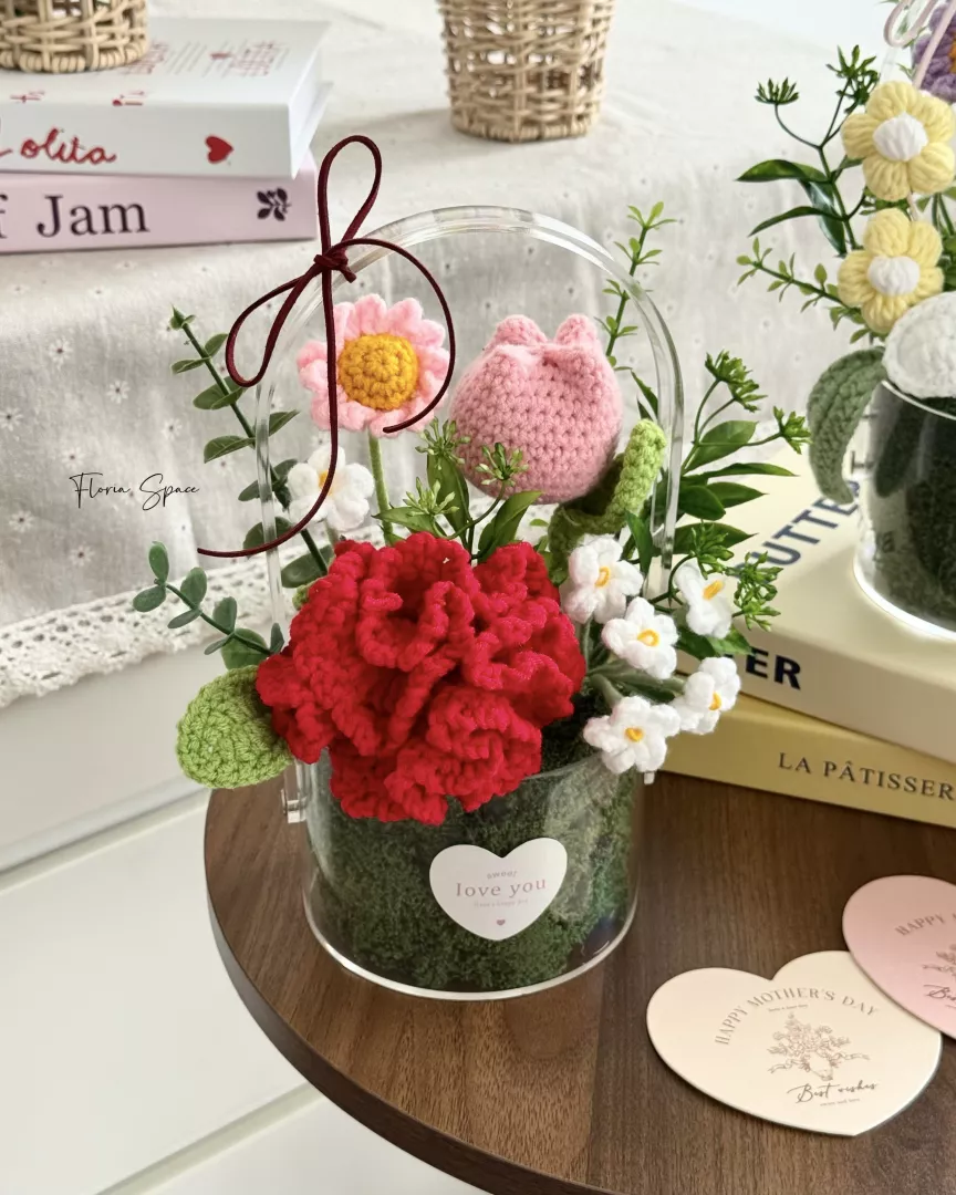 [Mother’s Day 2026] Little Garden | Crochet Flowers Basket 🌼