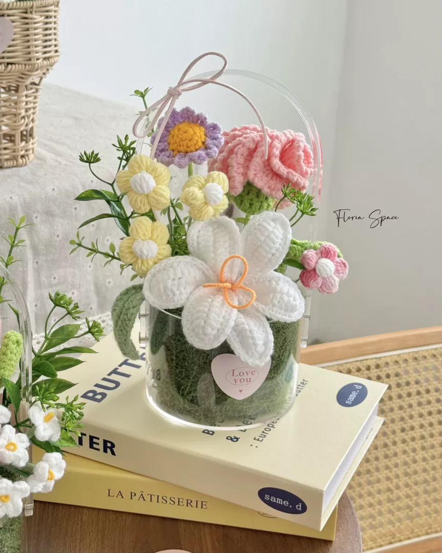 [Mother’s Day 2026] Little Garden | Crochet Flowers Basket 🌼