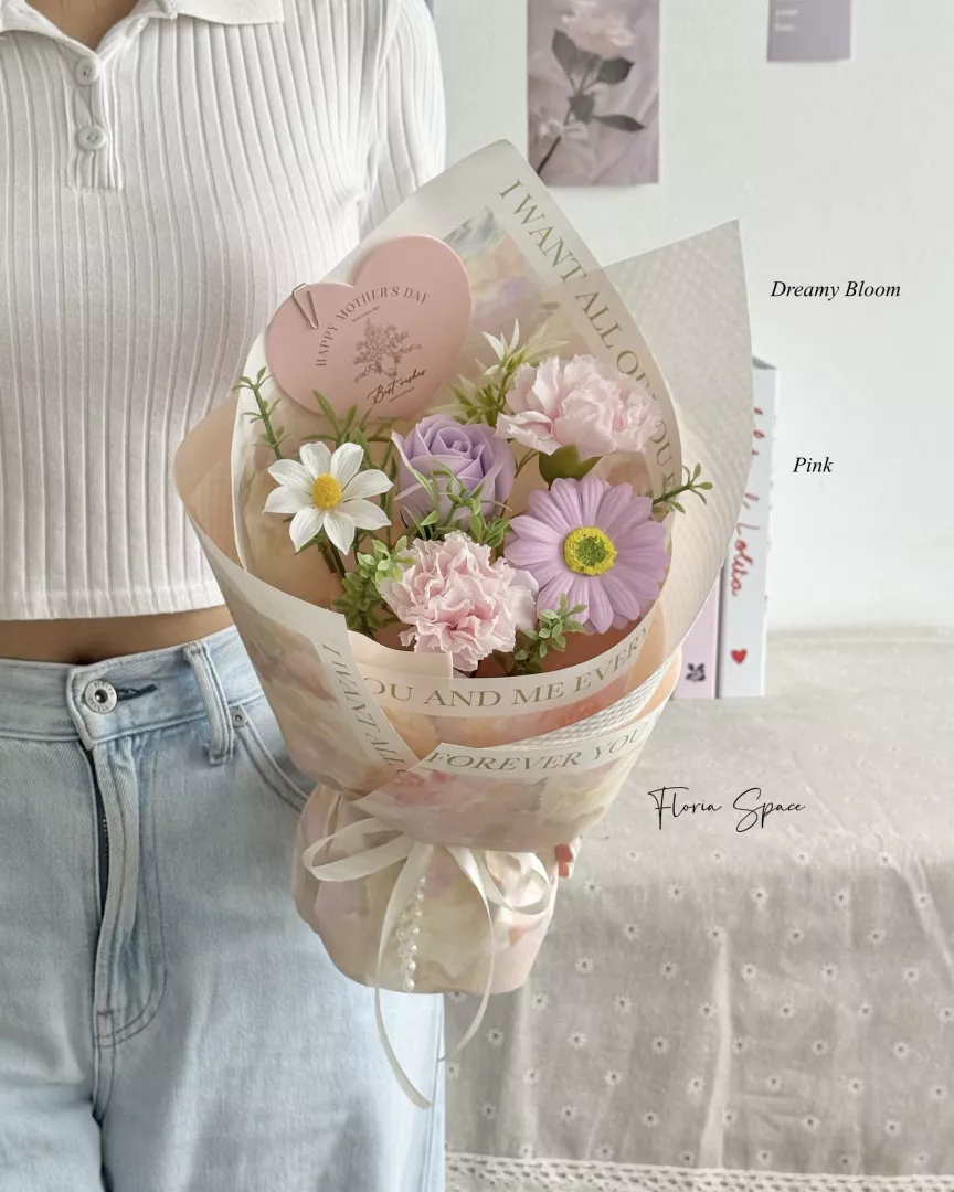 [Mother’s Day 2026] Dreamy Bloom | Soap Flowers Bouquet ✨