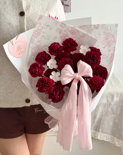 [Mother’s Day 2026] Mother’s Grace | Fresh Flowers Bouquet 🌼 - Red