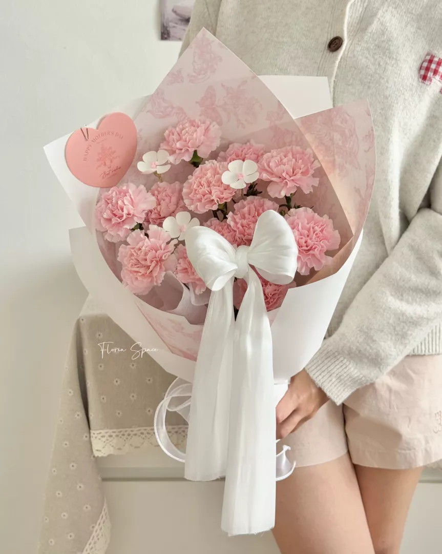 [Mother’s Day 2026] Mother’s Grace | Fresh Flowers Bouquet 🌼 - Pink