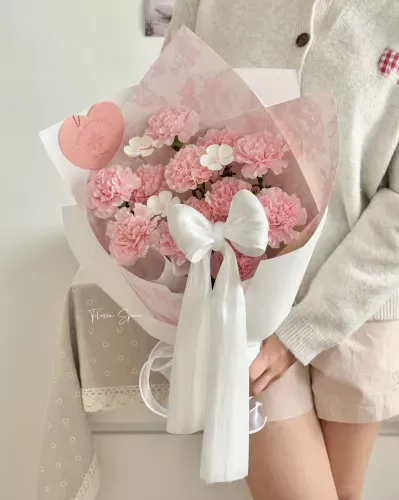 [Mother’s Day 2026] Mother’s Grace | Fresh Flowers Bouquet 🌼 - Pink