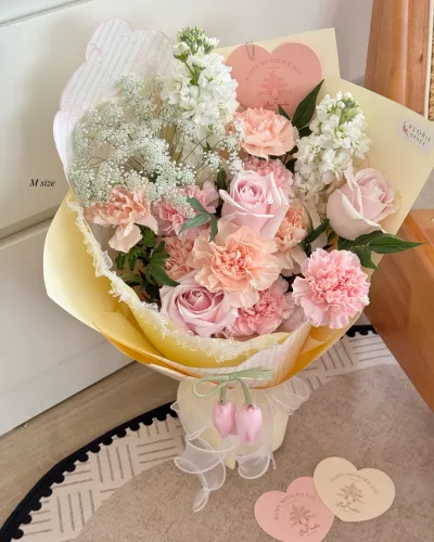 [Mother’s Day 2026] Heart of Home | Fresh Flowers Bouquet 🌼 - Rosie