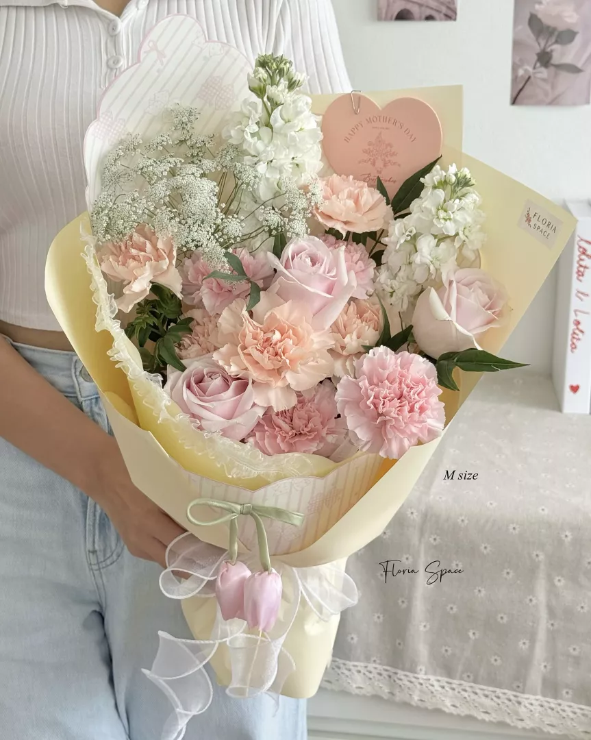 [Mother’s Day 2026] Heart of Home | Fresh Flowers Bouquet 🌼 - Rosie