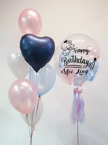 Bubble Balloon Sets | Blue & Pink