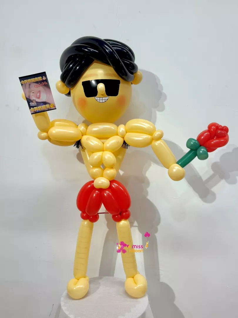Muscle Man Balloon Sculpture