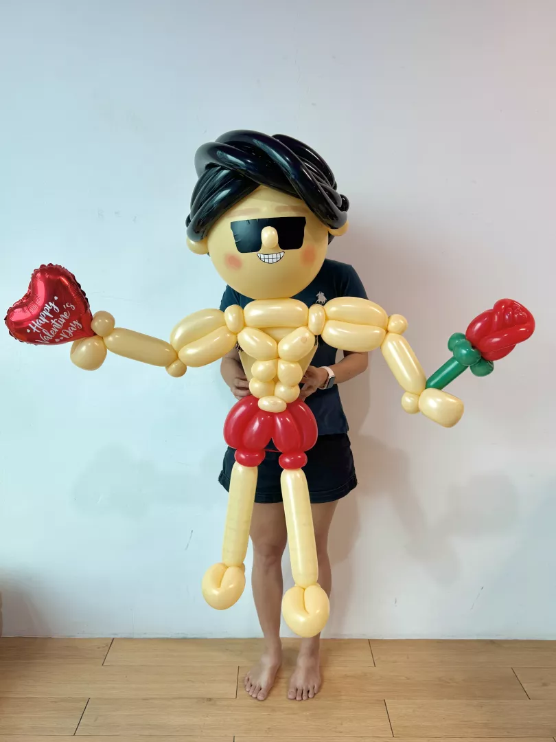 Muscle Man Balloon Sculpture