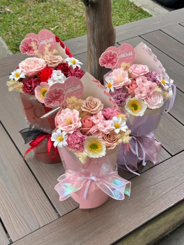 Mother's Day 2026 - Soft Bloom Soap Flower Bouquet