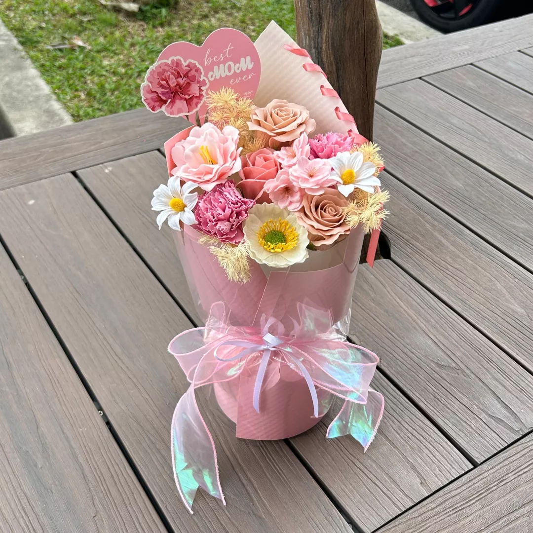 Mother's Day 2026 - Soft Bloom Soap Flower Bouquet