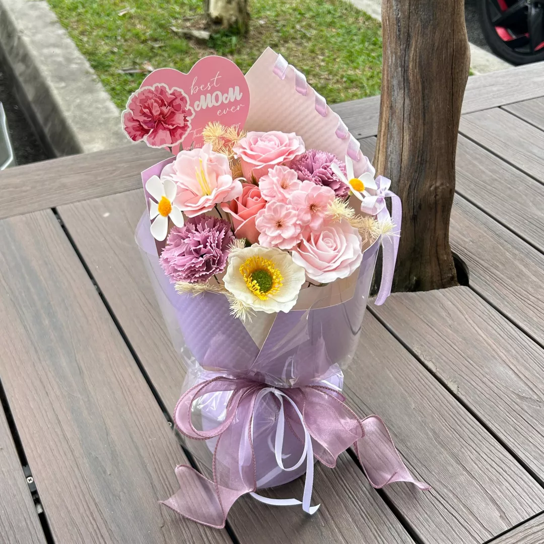 Mother's Day 2026 - Soft Bloom Soap Flower Bouquet