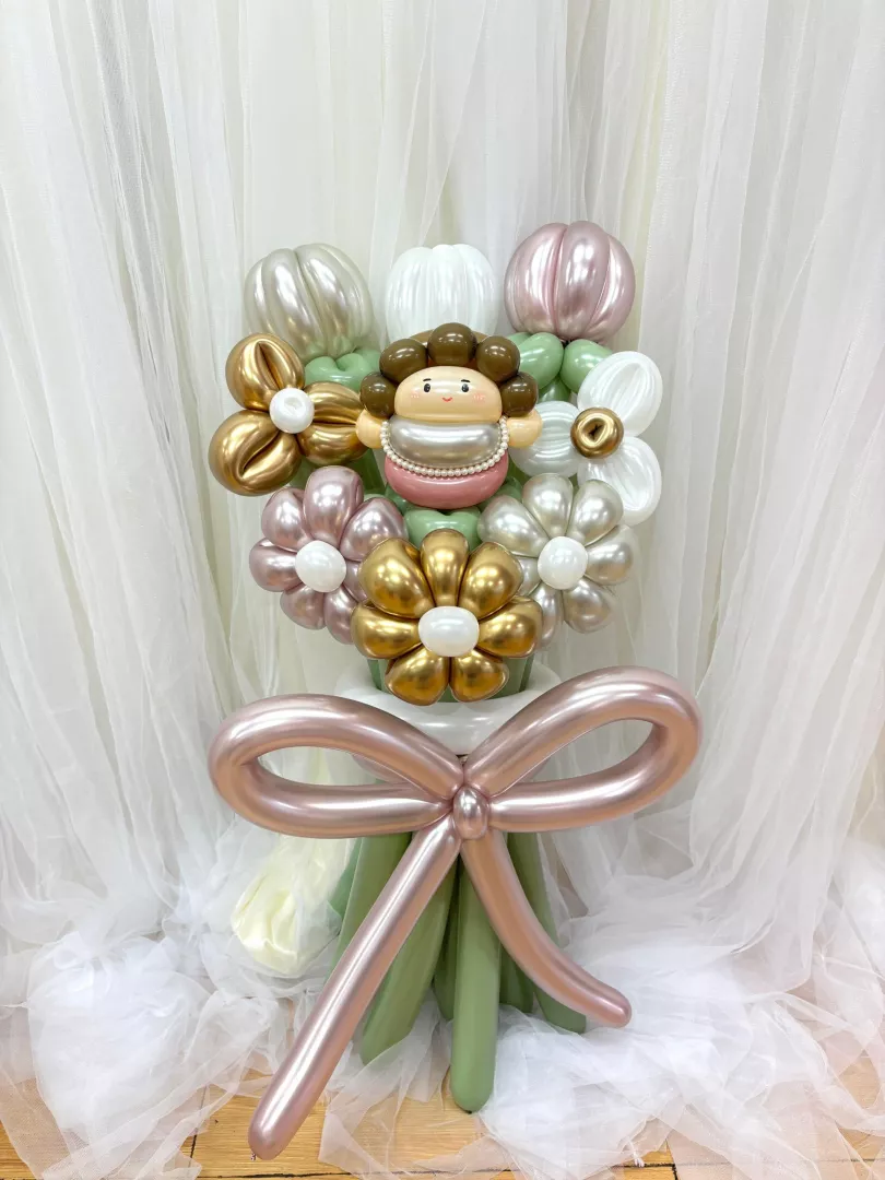 Mother's Day 2026 - I Love Mum Balloon Flower Bouquet 