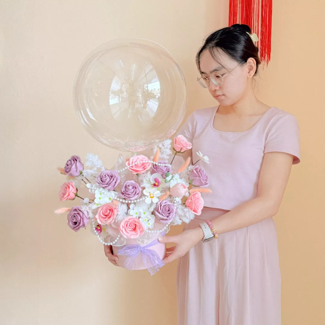 Soap Flower Box | Blush Bloom