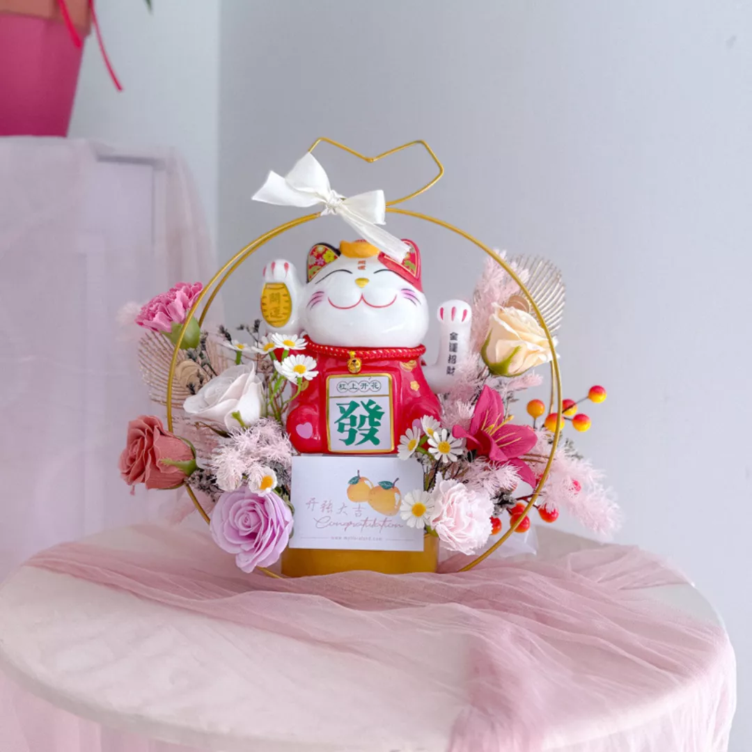 Congratulatory Soap Flower Box | MeowMe Rich