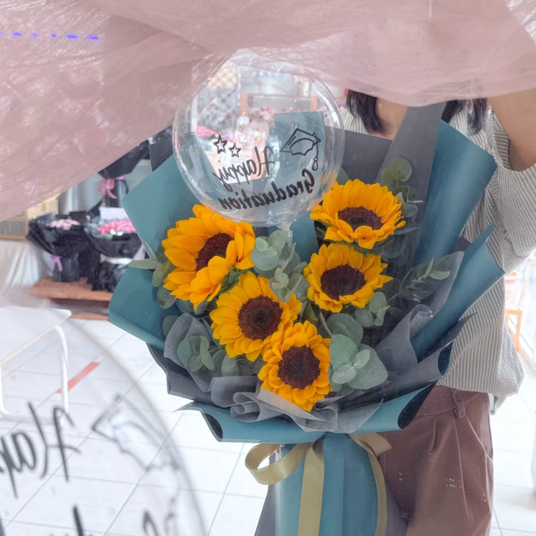 Fresh Flower Bouquet | Sun for You (Blue)