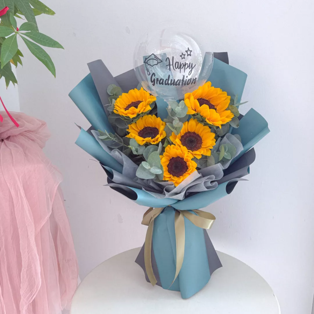 Fresh Flower Bouquet | Sun for You (Blue)