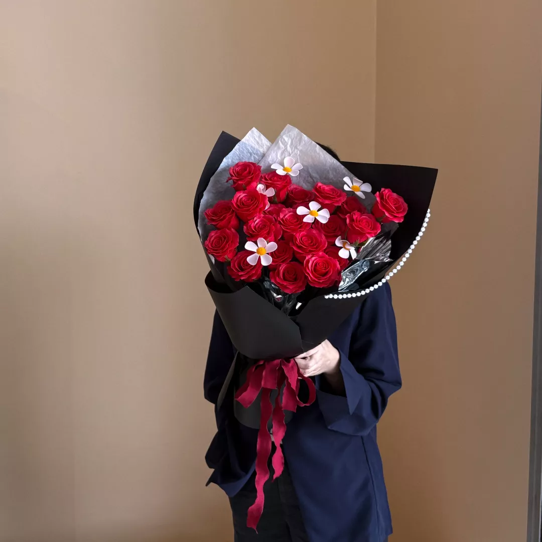 VD 26 | Soap Flower Bouquet | Quietly Yours 悄悄喜欢你 (Red)