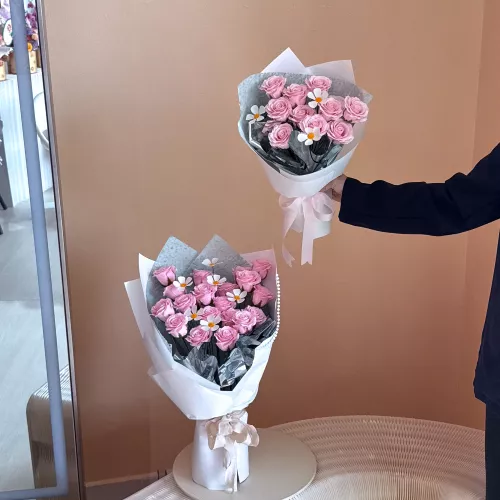 VD 26 | Soap Flower Bouquet | Quietly Yours 悄悄喜欢你 (Sakura Pink)