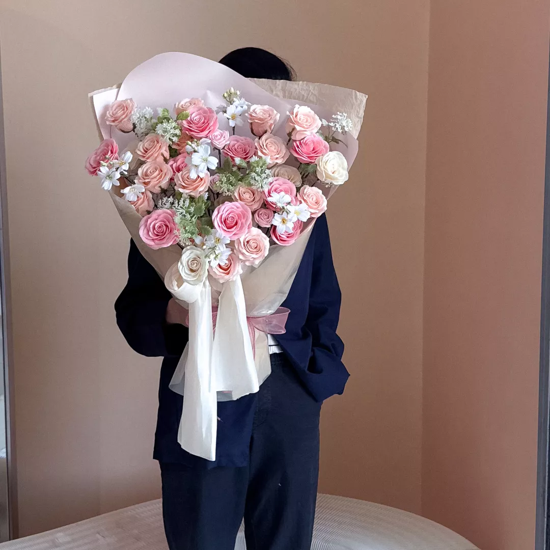 VD 26 | Soap Flower Bouquet | Just Enough Love 刚刚好的爱 (Pink)