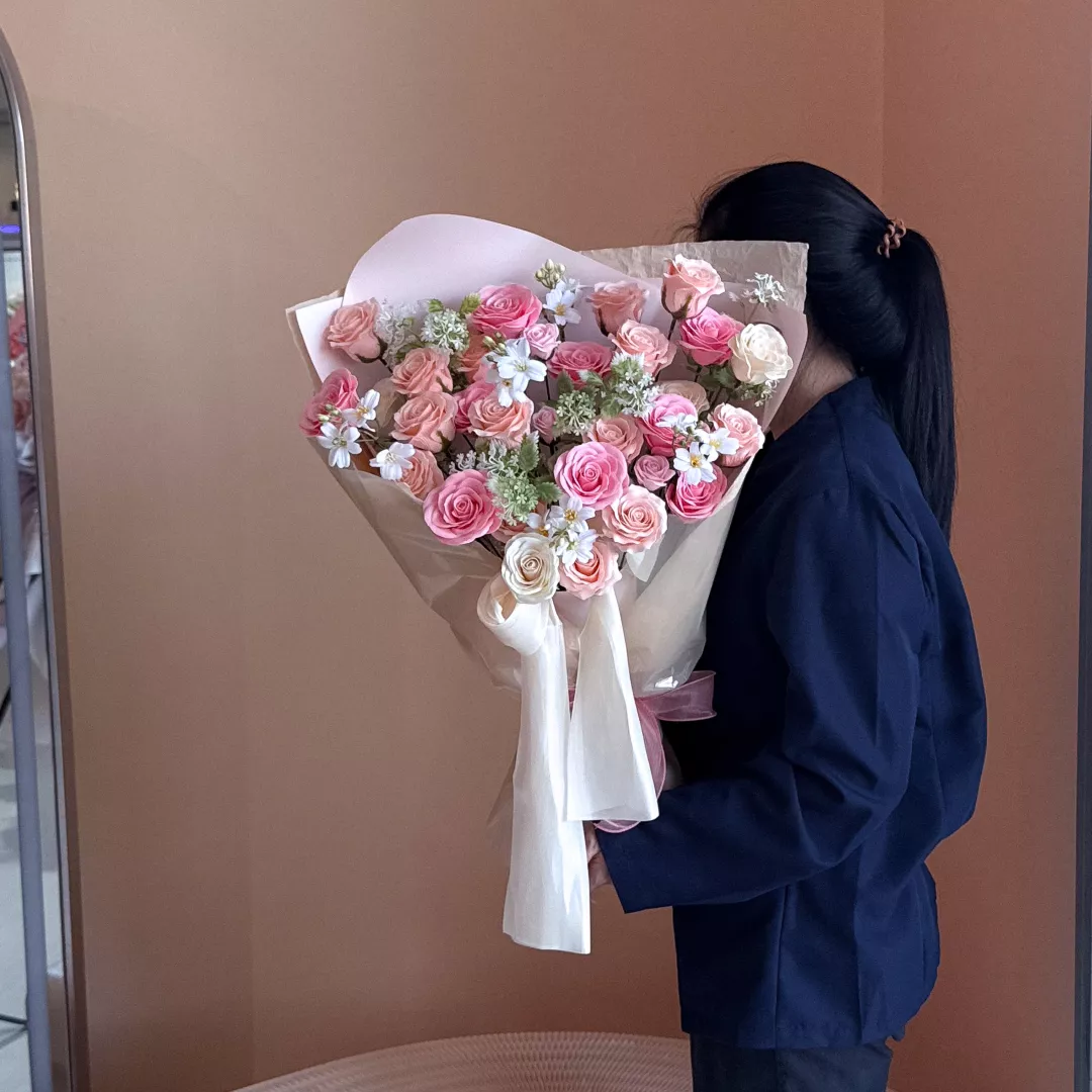 VD 26 | Soap Flower Bouquet | Just Enough Love 刚刚好的爱 (Pink)