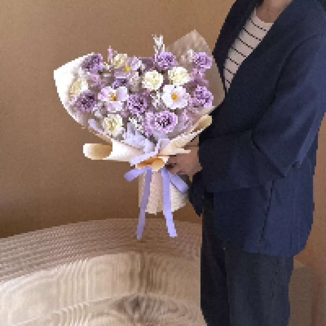 VD 26 | Soap Flower Bouquet | Bloom for You 为你盛开 (Dusty Purple)