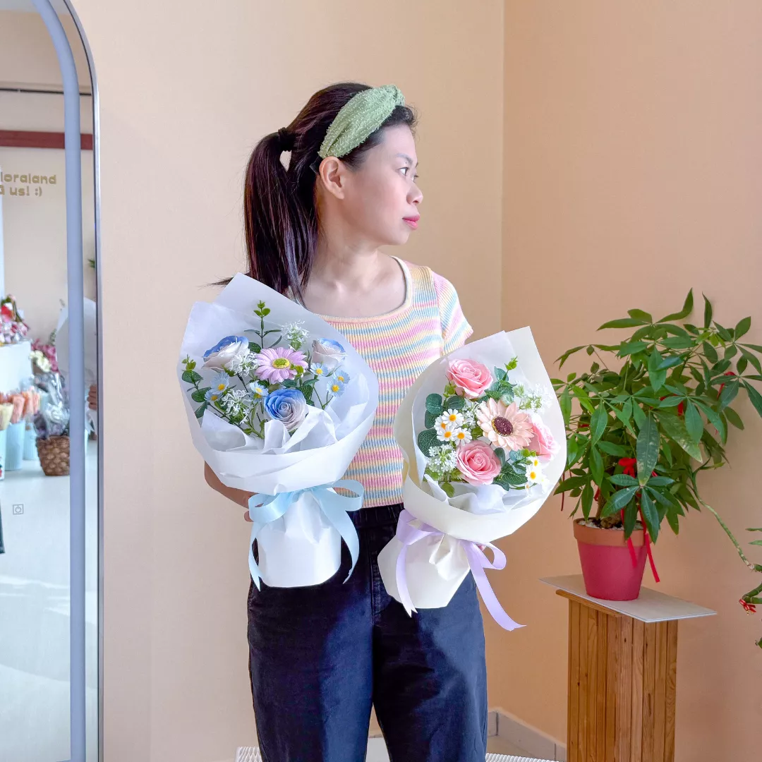 VD 26 | Soap Flower Bouquet | A Little Love 小小心意 (Red)