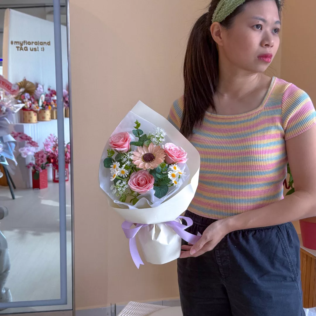 VD 26 | Soap Flower Bouquet | A Little Love 小小心意 (Pink)