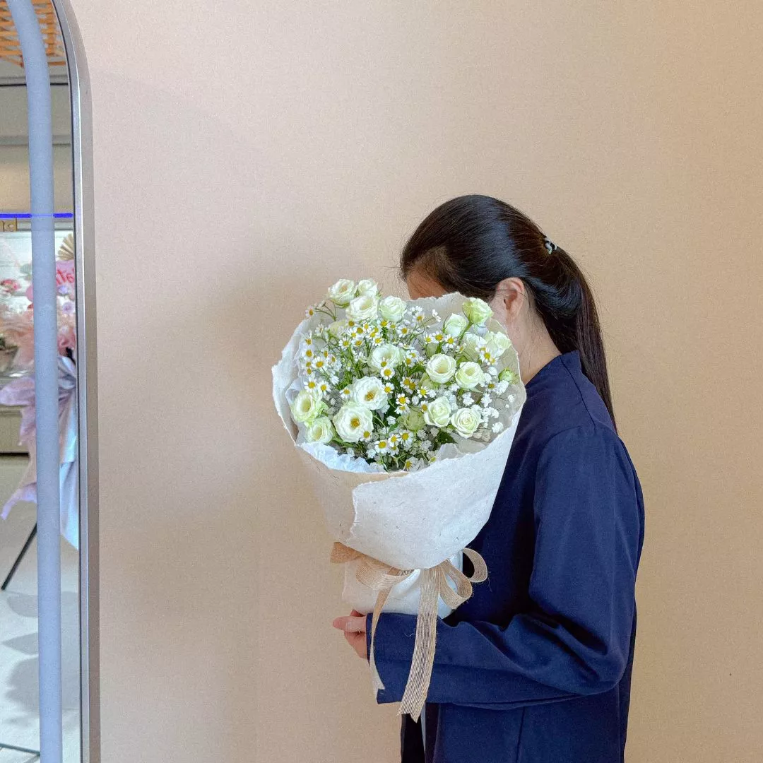 VD 26 | Fresh Flower Bouquet | White Promise 白色承诺