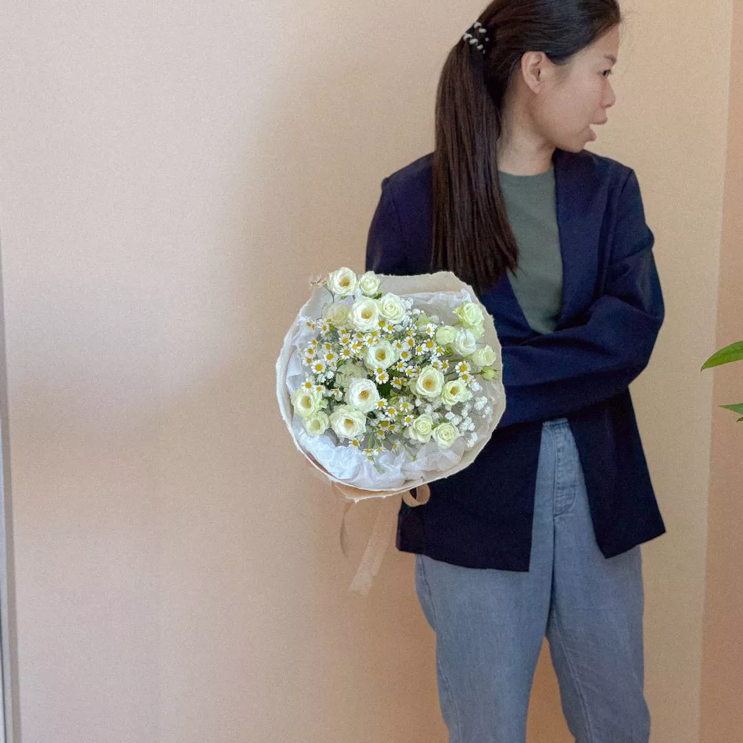 VD 26 | Fresh Flower Bouquet | White Promise 白色承诺
