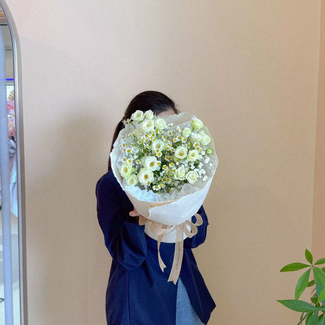 VD 26 | Fresh Flower Bouquet | White Promise 白色承诺