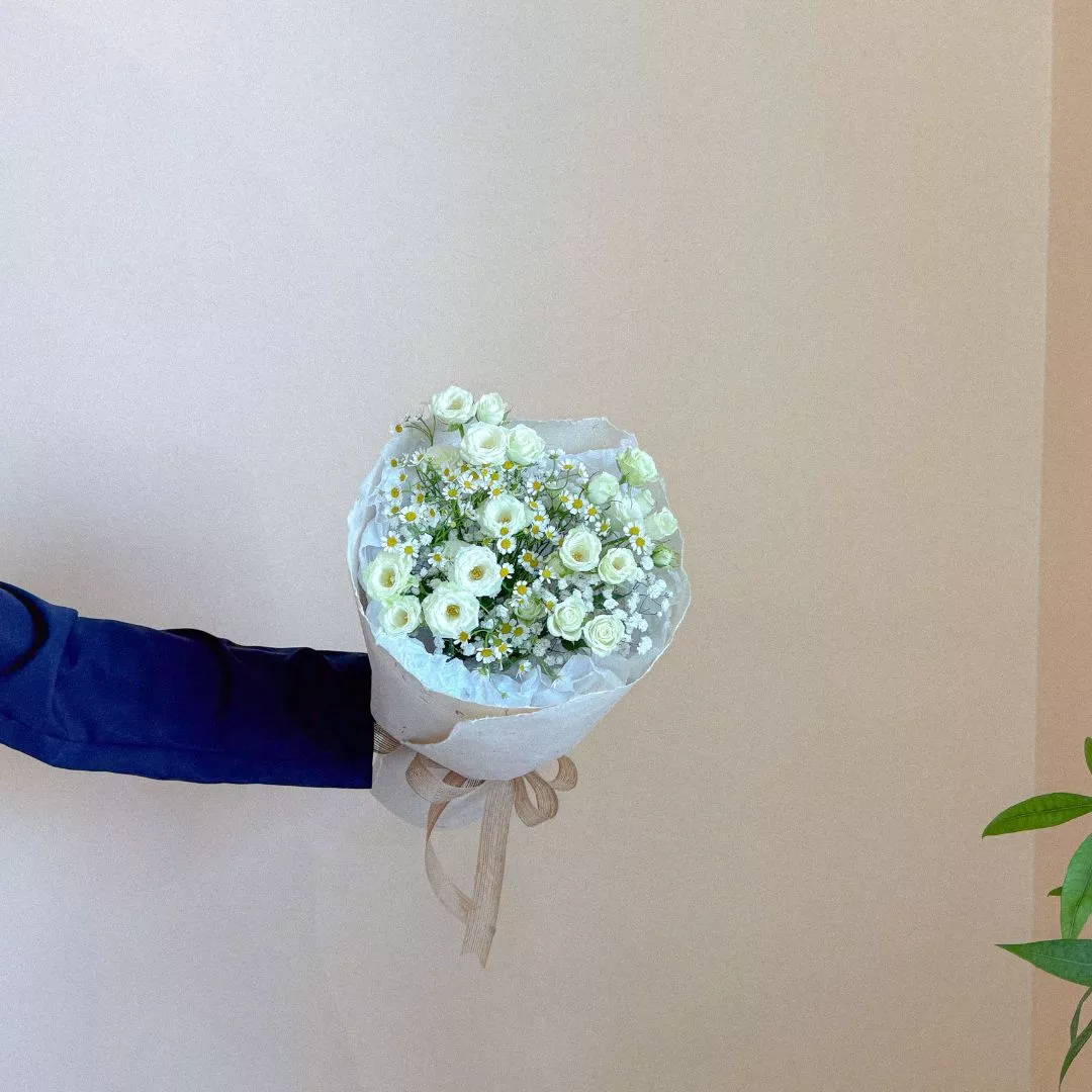 VD 26 | Fresh Flower Bouquet | White Promise 白色承诺