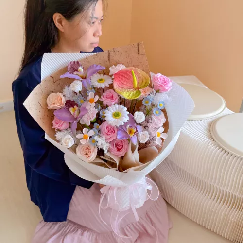 Soap Flower Bouquet | Florielle