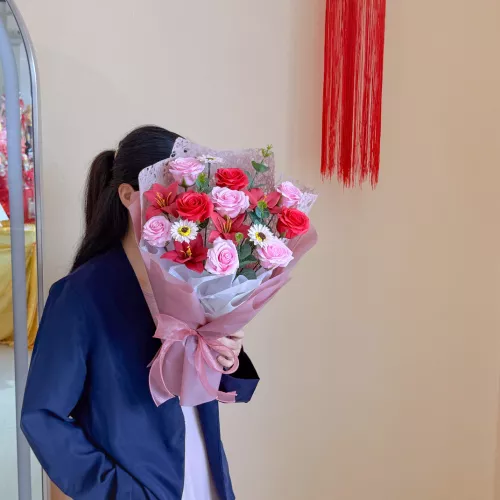 Soap Flower Bouquet | Rosavia