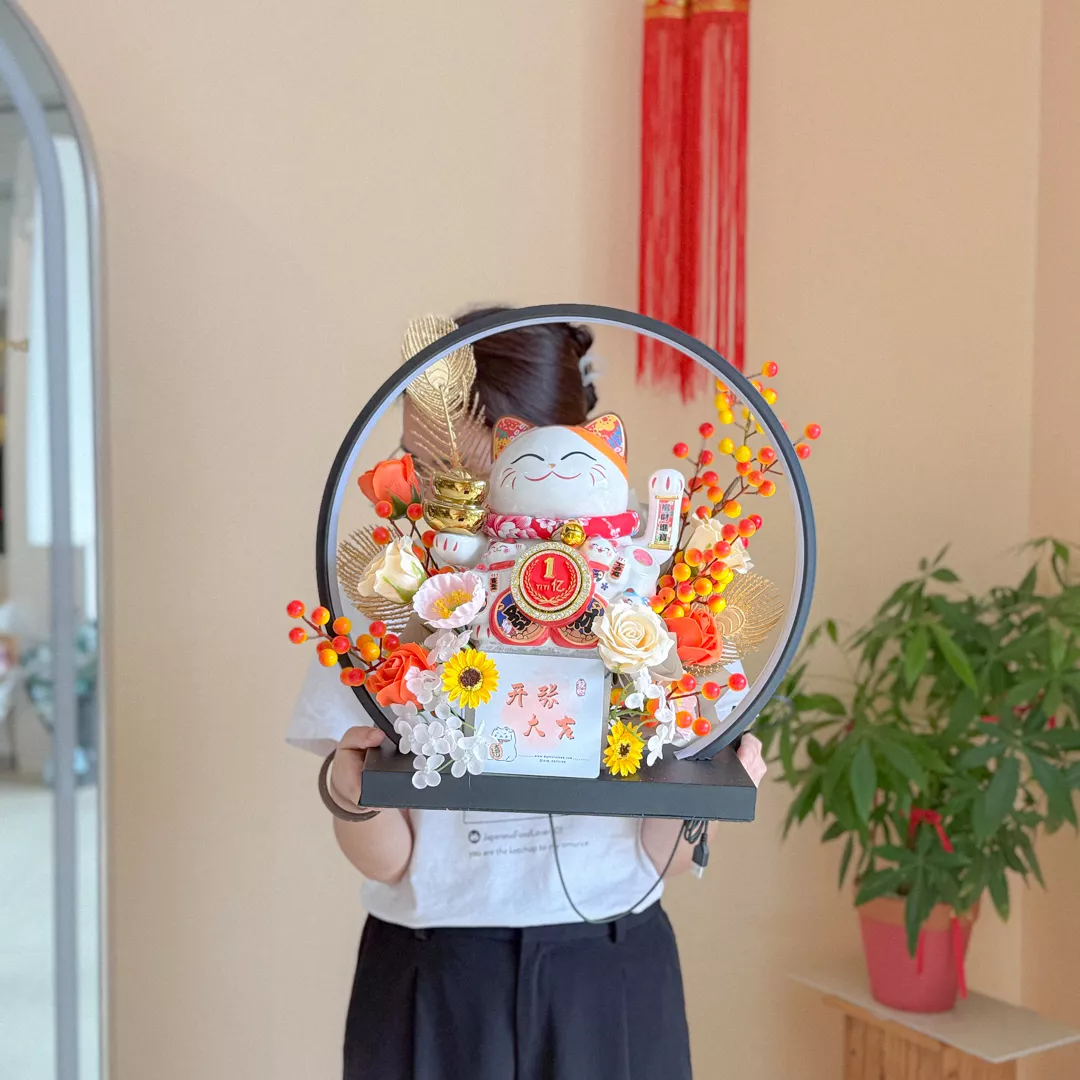 Congratulatory Soap Flower Box | Florentia Cat Box