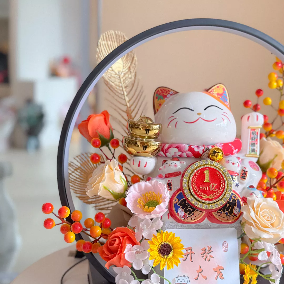 Congratulatory Soap Flower Box | Florentia Cat Box