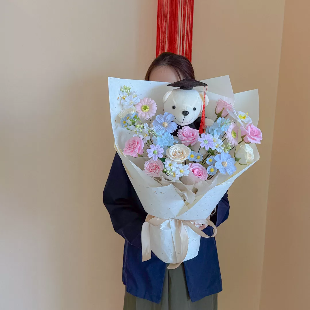 Soap Flower Bouquet | Soft Honor