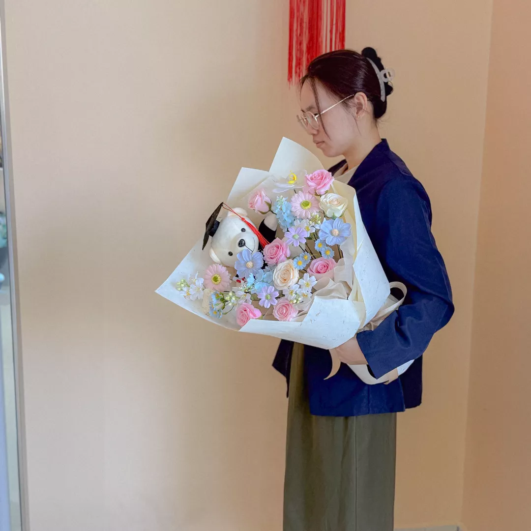 Soap Flower Bouquet | Soft Honor