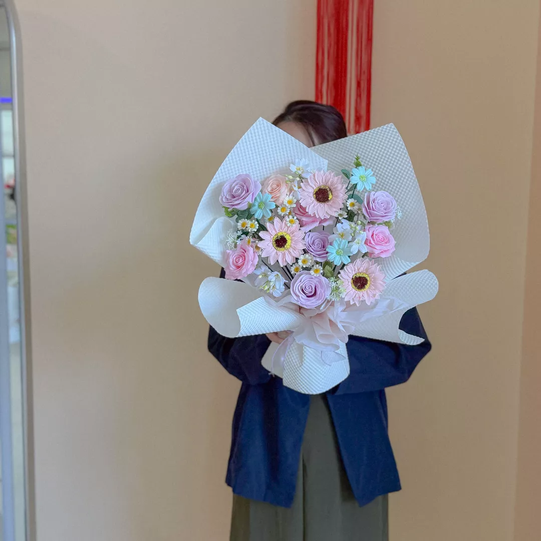 Soap Flower Bouquet | Soft Petal