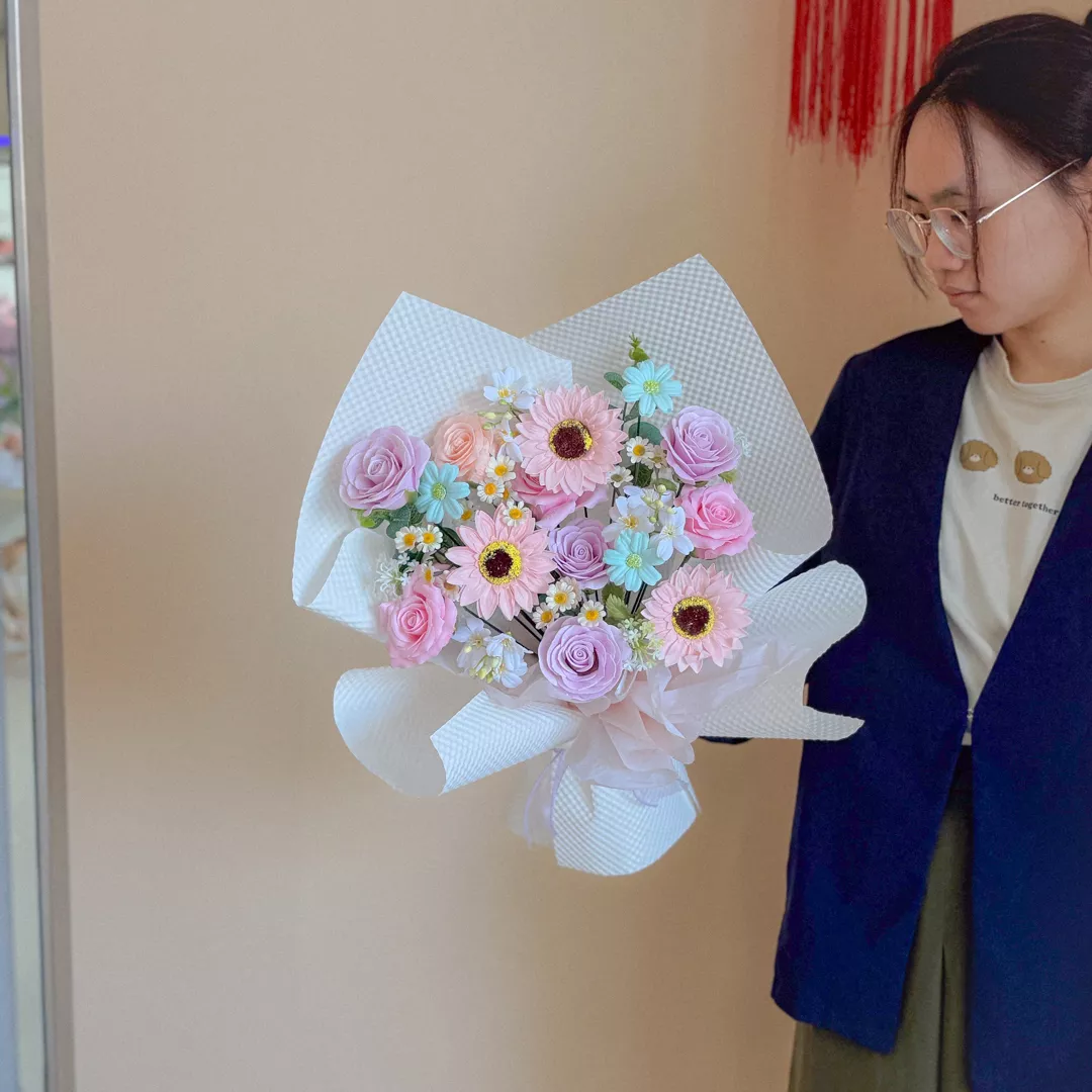 Soap Flower Bouquet | Soft Petal