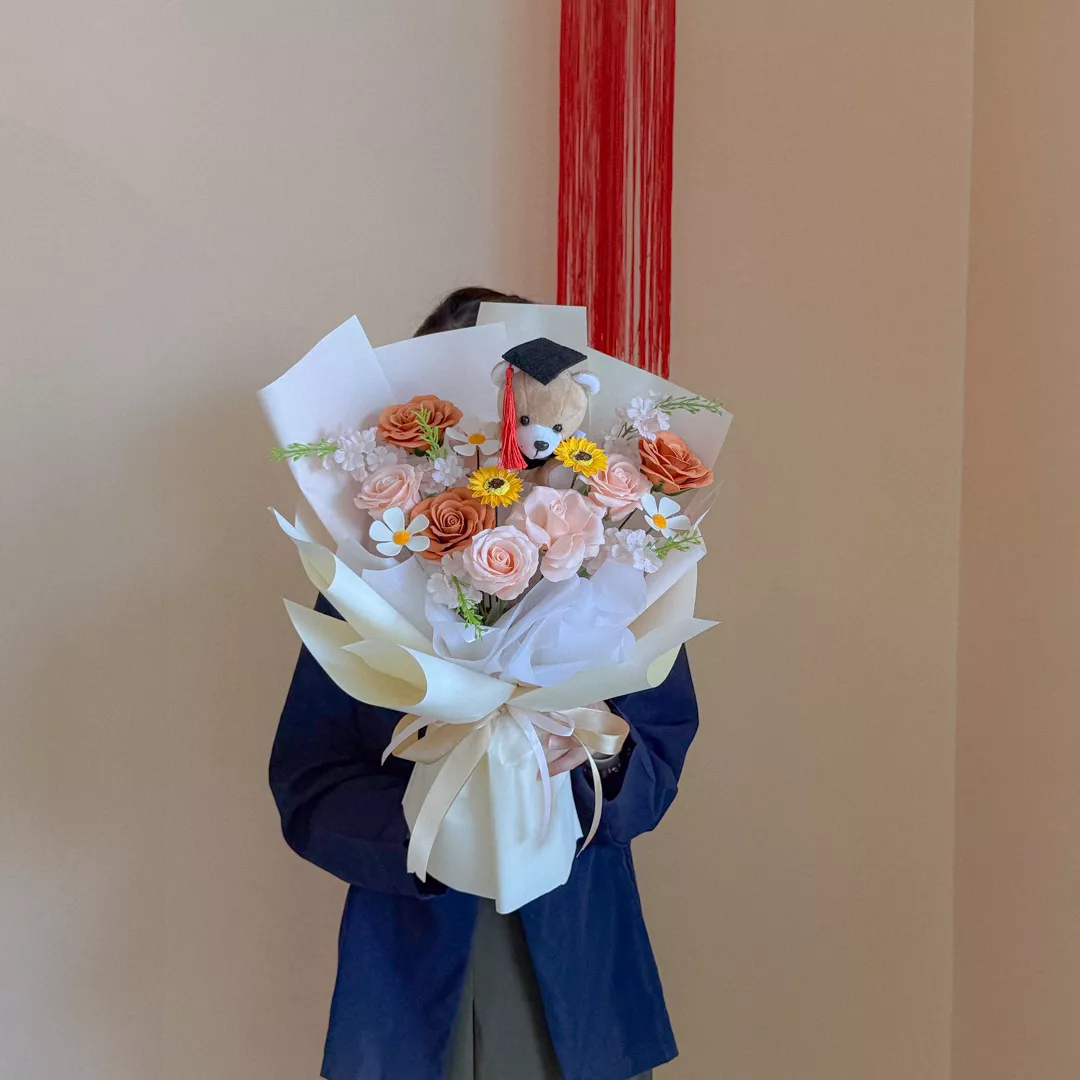 Soap Flower Bouquet | Sunpeach